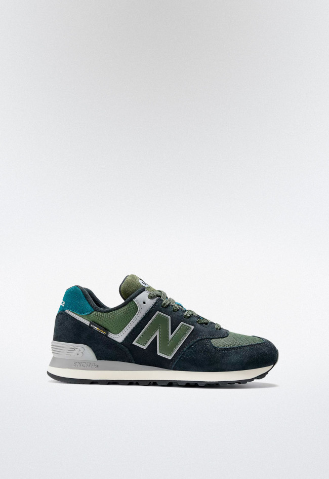 New balance hotsell negras con verde