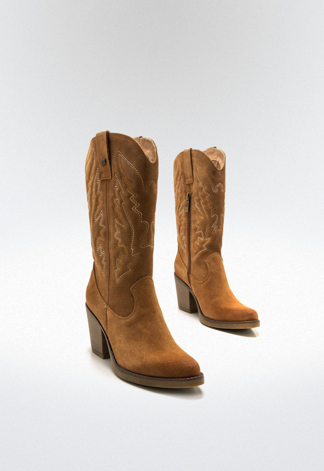 Botas cowboy Mujer MUSTANG TIJUANA marron