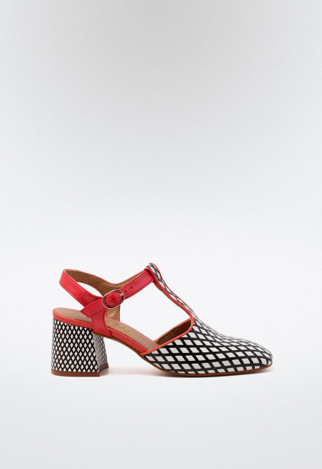 Zapato de mujer leopardo Glo electric heel