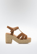 Sandalias esparto Mujer MUSTANG COURTNEY marron