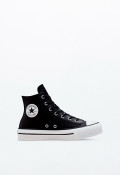 Deportivo de mujer negro Converse cchuck taylor all star eva lift leather