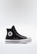 Deportivo de mujer negro Converse chuck taylor all star leather platform