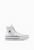 Deportivo de mujer blanco Converse chuck taylor all star leather platform