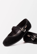 Zapato bailarina de mujer negro Victoria 104913