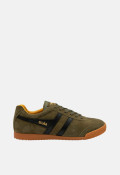 Deportivo de hombre kaki Gola harrier suede