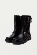 Bota biker de mujer negro Xti 14344101