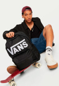 Mochila negra VANS old skool drop v backpack black