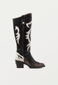 Bota cowboy de mujer plomo Nemonic 2354