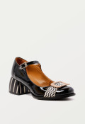 Zapato mary jane de mujer negro Nemonic 2332