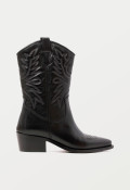 Bota cowboy de mujer negro Glo deka 7248