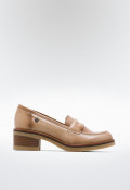 MOCASINES DE MUJER DE PIEL CAMEL PORRONET GARAZI