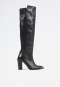 Bota cowboy de mujer negro Bronx 14329-as