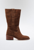 Bota campera piel de mujer cuero Glo davinia 7249