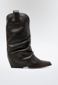 Bota cowboy de mujer cuero The Icona tx410