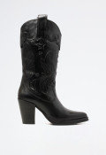 Bota cowboy de mujer negro GLO ki-5198