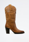 Bota cowboy piel de mujer cuero Glo ki-5198