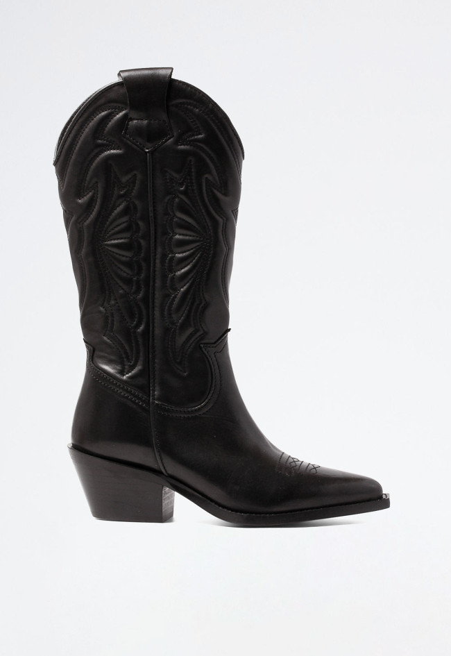 Botas cowboy shops negras