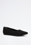 Zapato manoletina de mujer negro MISS ELASTIC 76171-35-05