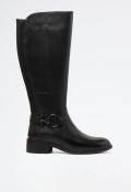 Bota biker de mujer negro Dekaye ref 01