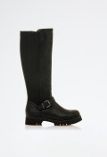 Botas biker Mujer MUSTANG LENOX negro