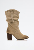 Botines cowboy Mujer MUSTANG JOLIE beige